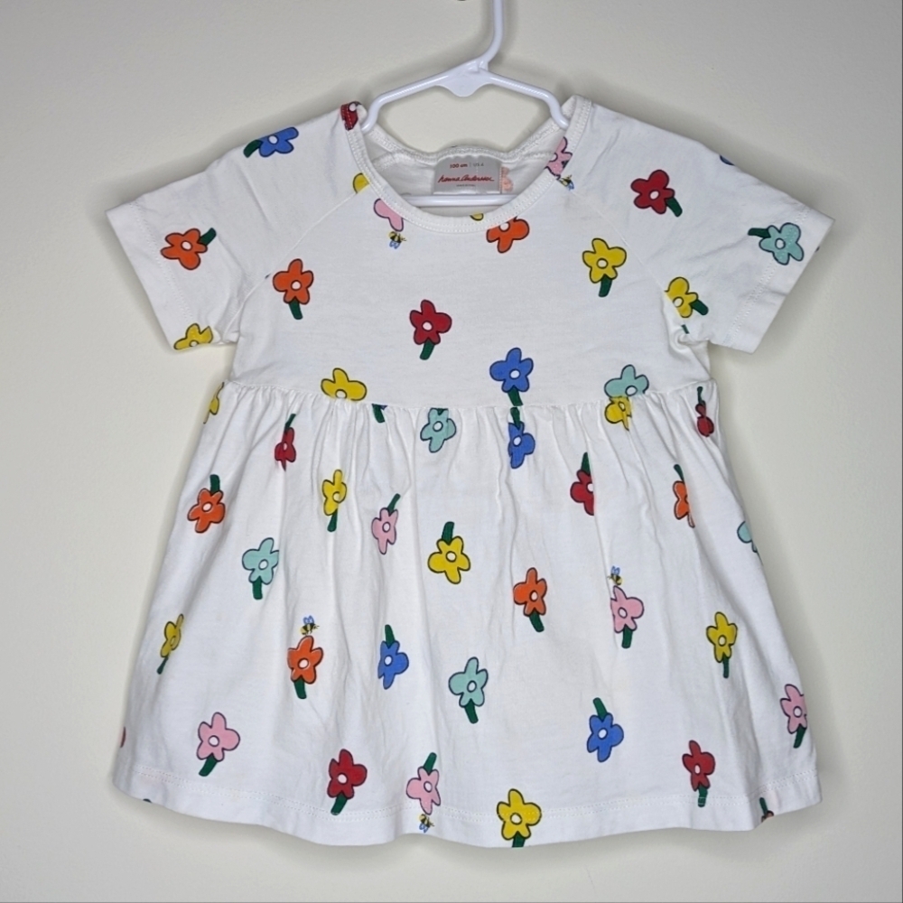 Hanna Andersson Flower Print Shirt 100 4